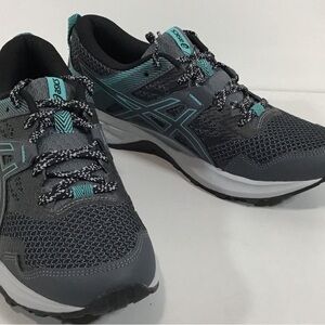 Women’s ASICS Gel-Sonoma Grey/Green Running Shoe Size 8